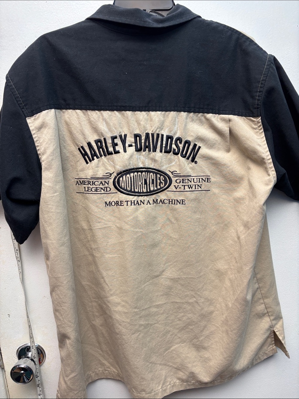 Vintage Harley Davidson button up t-shirt